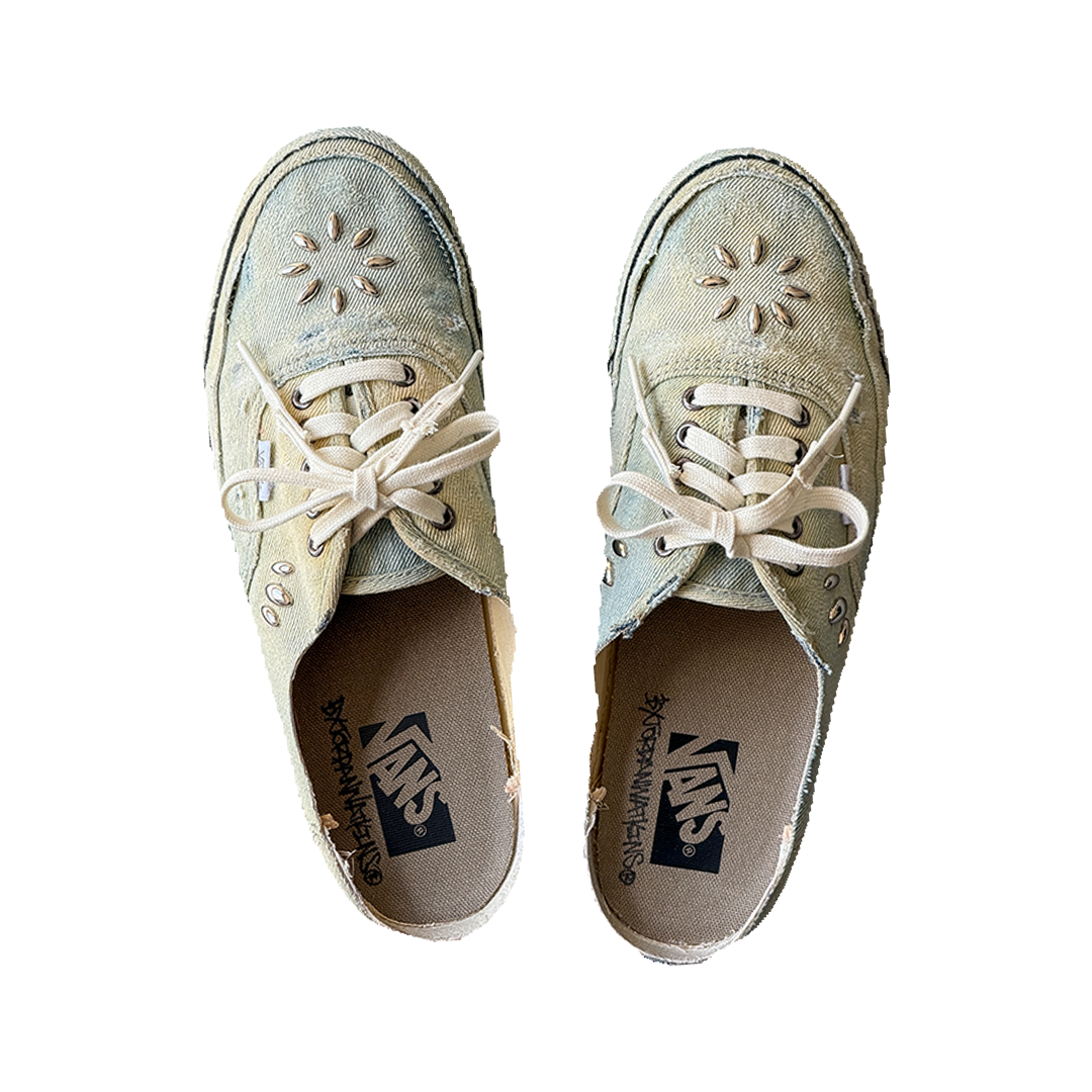 VANS AUTHENTIC “SLIP ON” SAND WASH DENIM