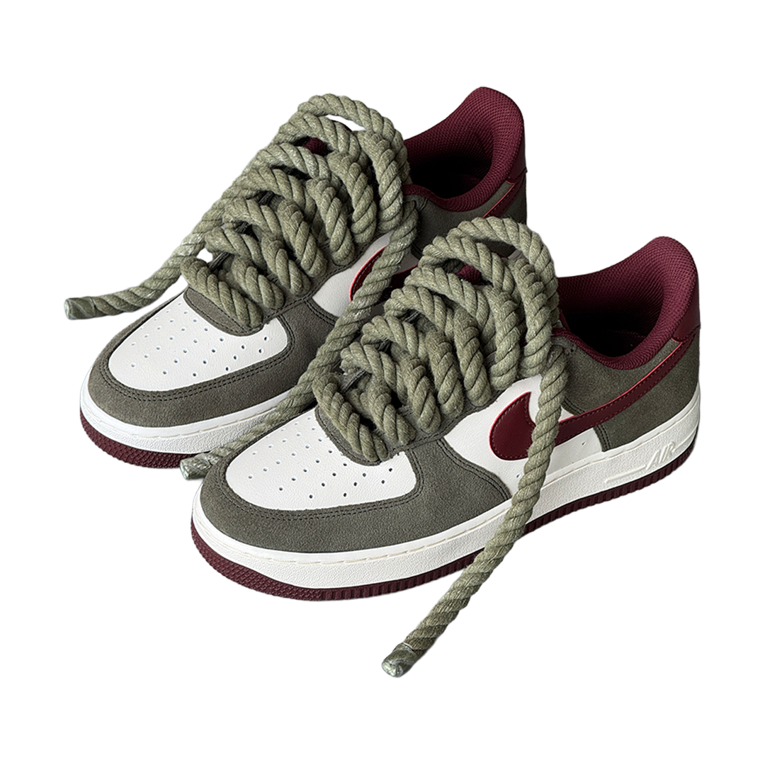 KHAKI/BURGUNDY SAMPLE