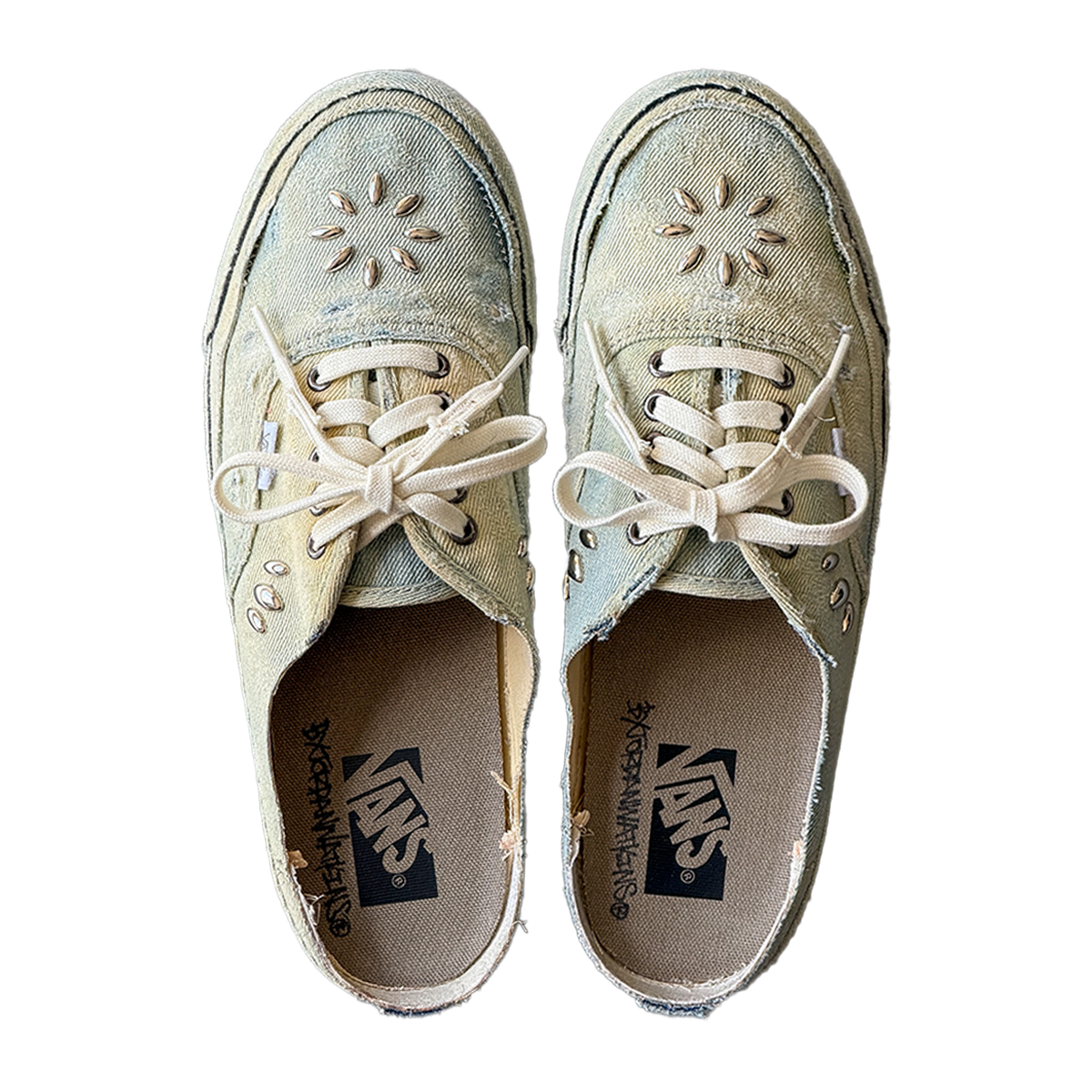VANS AUTHENTIC “SLIP ON” SAND WASH DENIM